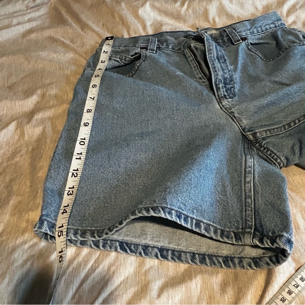 Vintage 90s Y2K Liz Claiborne Blue Mom Jean Denim Shorts - Picture 8 of 8